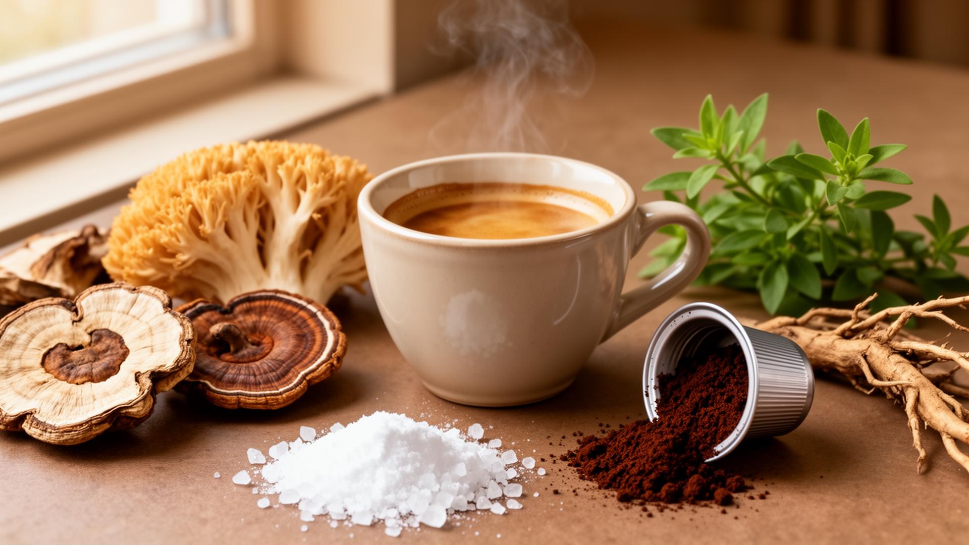 Functional Coffee in Capsules: Adaptogens and Electrolytes